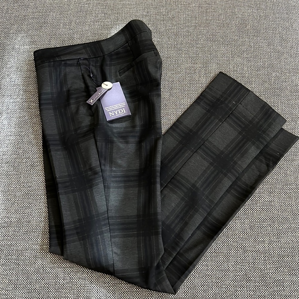 NYDJ LiftxTuck Plaid Pants NWT